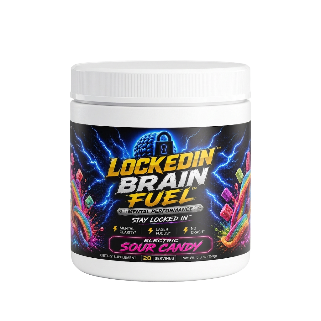 Locked In Brain Fuel Electric Sour Candy product photo